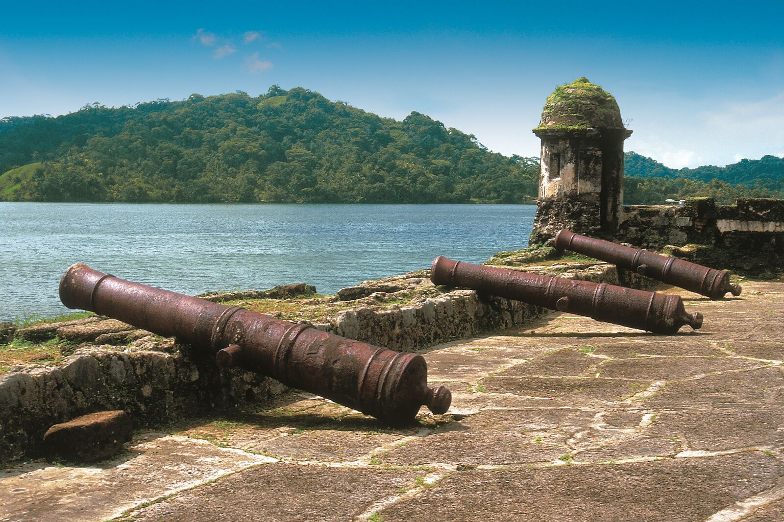 Large Santiago Spanish Fort, Portobelo, Colon RPovince
